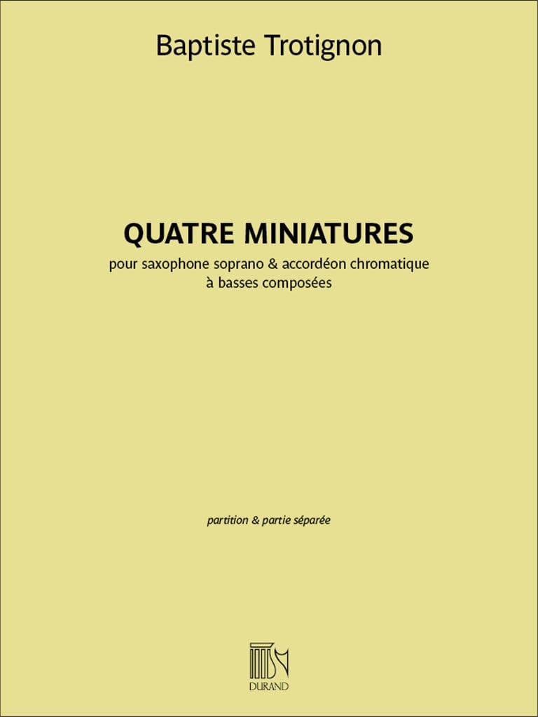 Quatre miniatures
